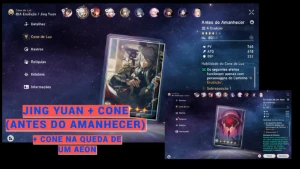 Conta INSANA de Honkai Star Rail Jing Yuan+Cone+Clara+Himeko - Outros