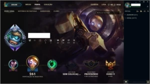 CONTA COM BORDA DIAMANTE - League of Legends LOL