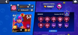 🔥 Conta Brawl Stars Hyper Avançada - 70K+ Troféus - Conta D