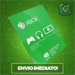 Xbox Live Gold Br Usa Cartão 48 Horas Envio Imediato