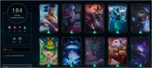 Conta LOL, Diamante 4, 182 Skins, Full Champion. - League of Legends