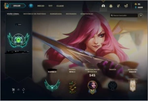 Conta LOL, platina S. Passada muita skin e full champ - League of Legends