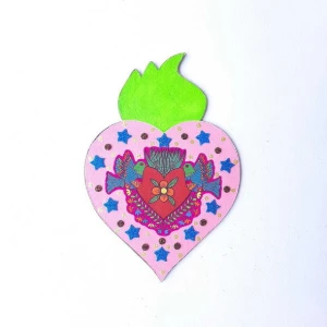 Enfeite de Parede Divino Rosa - Artesanato e Personalizados