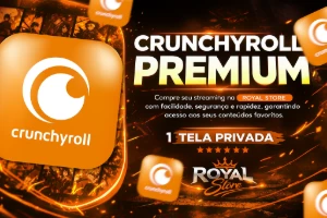 Crunchyroll Premium | Tela Privada | 30 Dias - Assinaturas e Premium