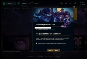 Conta prata 4 com 44 Champs e 7 Skins + 2 Fragmentos de skin - League of Legends LOL