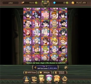 Conta 7ds Grand Cross late game - Outros