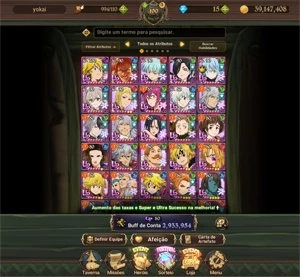 Conta 7ds Grand Cross late game - Outros