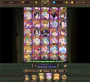 Conta 7ds Grand Cross late game - Outros