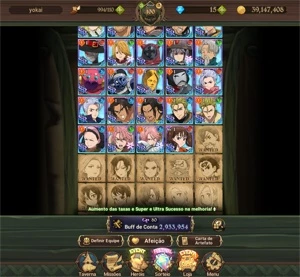 Conta 7ds Grand Cross late game - Outros