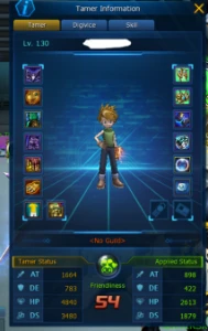 Conta Mid Game Nadmo Omegamon - Digimon Masters Online