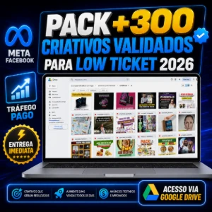 Pack +300 Criativos Validados Para Low Ticket 2026 + Brinde - Outros