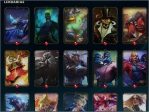 Conta League of Legends 528 Skins LOL