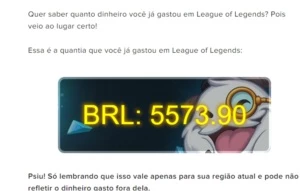 Conta League of Legends 528 Skins LOL
