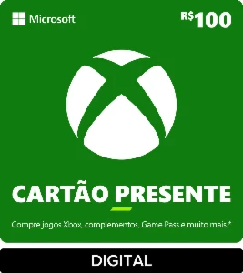 Xbox Gift Card (R$ 100) - Gift Cards