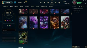 conta de lol com várias m7 e skins - League of Legends