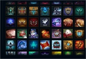 BARATA COLECIONADOR SKIN KAYLE JUIZA, 7 SKIN VITORIOSAS, ETC - League of Legends LOL