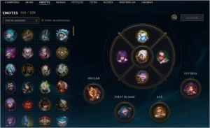 CONTA PARA COLECIONADOR LEAGUE OF LEGENDS LOL