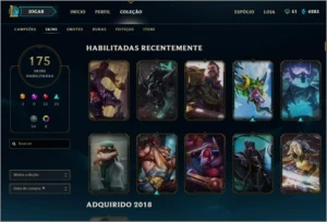 Conta League Of Legends S7 Platina - Full Champ E 175 Skins LOL