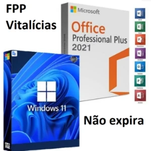 Licença Key Windows 11 Pro + Office 2021 Pro plus Originais - Softwares e Licenças