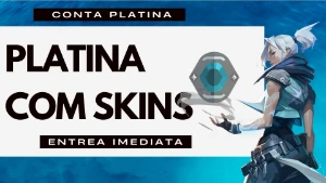 CONTA VALORANT PLATINA COM SKINS