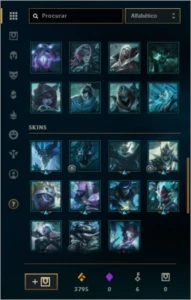 Elo D4 | 43.780 EA + skins | EMAIL NÃO CONFIRMADO | TFT P4 - League of Legends LOL