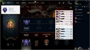 CONTA SMURF D1 81% DE WINRATE - League of Legends LOL