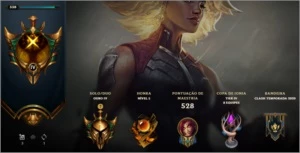 Conta lol lvl 30 Ouro 500+ skins 116kk Essêncio Azul - League of Legends