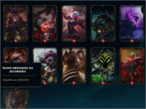 Conta lol lvl 30 Ouro 500+ skins 116kk Essêncio Azul - League of Legends
