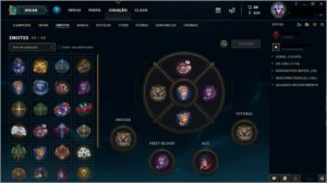 Conta lol Plat 1 solo q D4 Flex e 105 skins - League of Legends