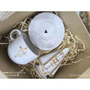 Kit Religioso com Caixa e Canecas Personalizadas - Artesanato e Personalizados