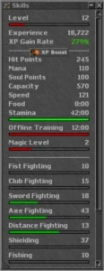Tibia conta Lvl 47