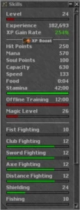 Tibia conta Lvl 47