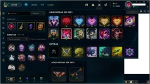 Conta LOL low level - Skin Miss Fortune Vingadora Exocósmica - League of Legends