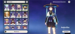 Conta genshin Ar40 com Andarilho+Benção da Lua - Genshin Impact
