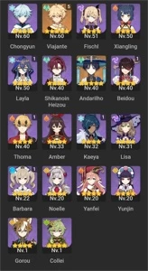 Conta genshin Ar40 com Andarilho+Benção da Lua - Genshin Impact