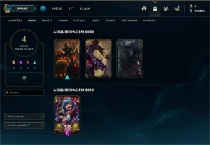 CONTA TOP LEAGUE OF LEGENDS LOL