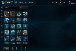CONTA TOP LEAGUE OF LEGENDS LOL
