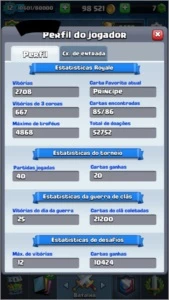 Conta clash royale desafiante II xp12