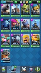 Conta clash royale desafiante II xp12