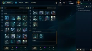 Conta de LoL - Gold V / Skins raras / Espólio - League of Legends