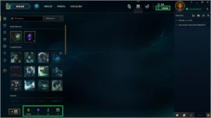 Conta de LoL - Gold V / Skins raras / Espólio - League of Legends