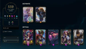 Conta De League Of Legends Esmeralda Com 322 Skins