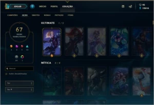 Conta lol platina - League of Legends