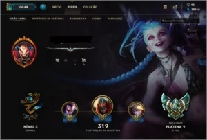 Conta lol platina - League of Legends
