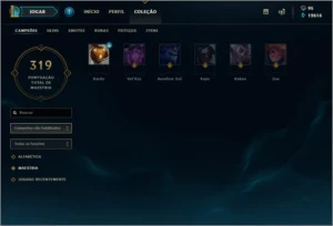 Conta lol platina - League of Legends