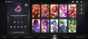 WR main mago/Sup (100Skins, 11 lendárias, algumas limitadas) - League of Legends: Wild Rift LOL WR