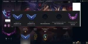 Conta Lol Diamante nas duas filas - League of Legends