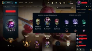 conta league of legends LOL