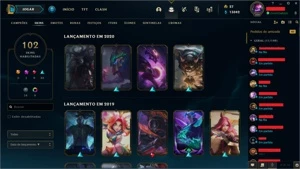 conta league of legends LOL
