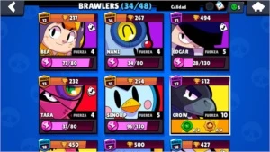 Vendo conta de Brawl stars
